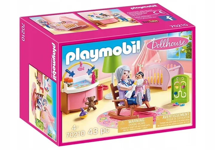 Playmobil Pokoik dziecięcy 70210, seria Dollhouse