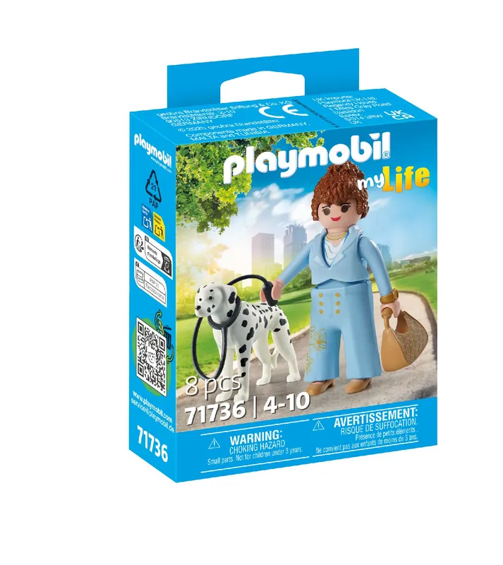 Playmobil Spacer z psem dalmatyńczyk 71736