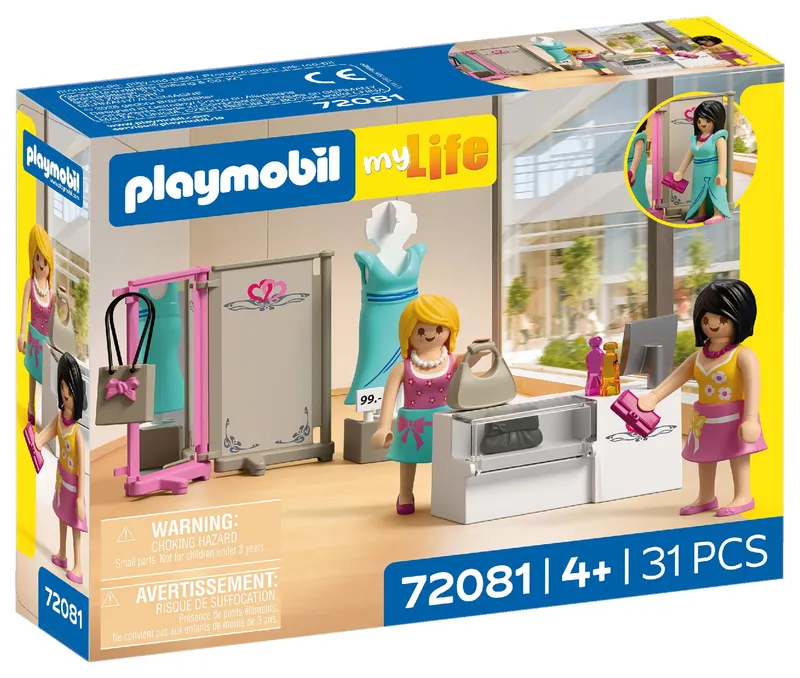 Playmobil Stylowe studio mody 72081, zestaw z butikiem