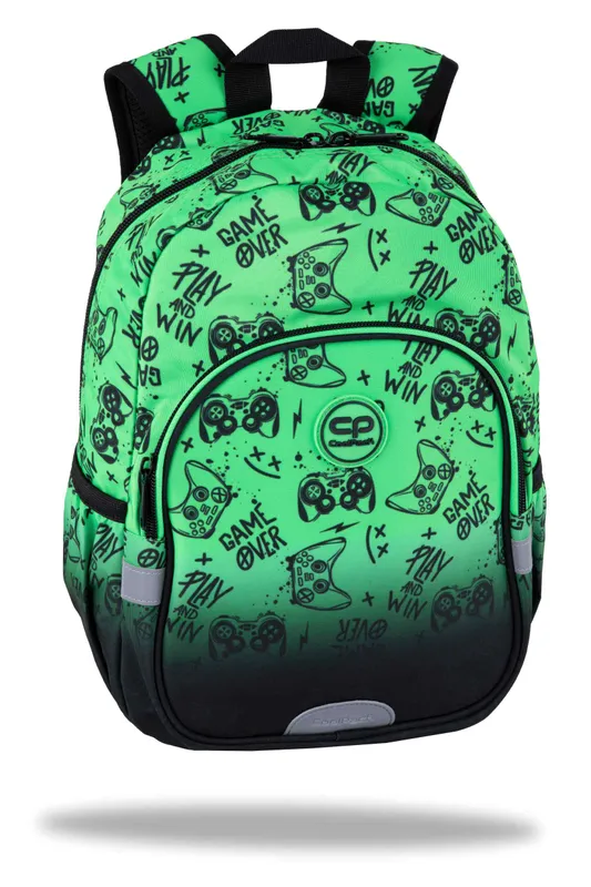 Plecak dziecięcy Coolpack Toby Game Over Green