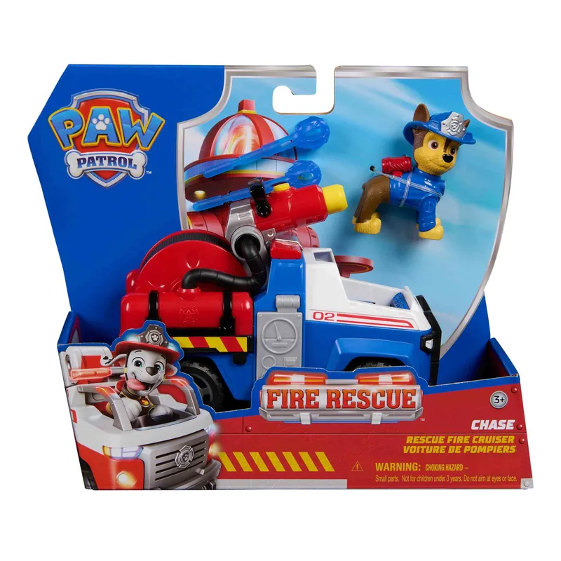 Pojazd tematyczny Fire Rescue Chase Psi Patrol, wóz strażacki Spin Master