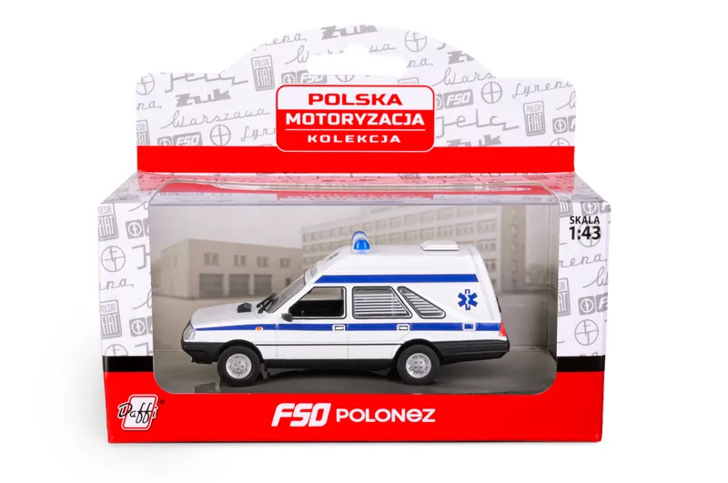 Polonez FSO 1:43 Cargo Ambulans model kolekcjonerski