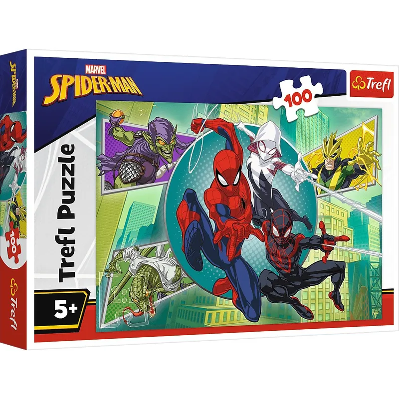 Puzzle 100 Pajęcza Maska Spider-Man Trefl