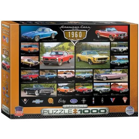 Puzzle 1000 elementów American Cars of the 1960s