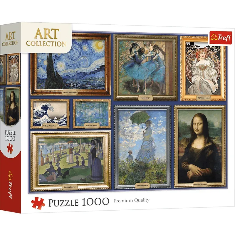 Puzzle 1000 elementów Art Collection Kolekcja arcydzieł sztuki