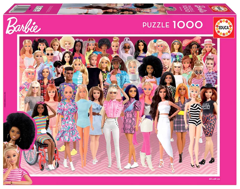 Puzzle 1000 elementów Barbie Educa