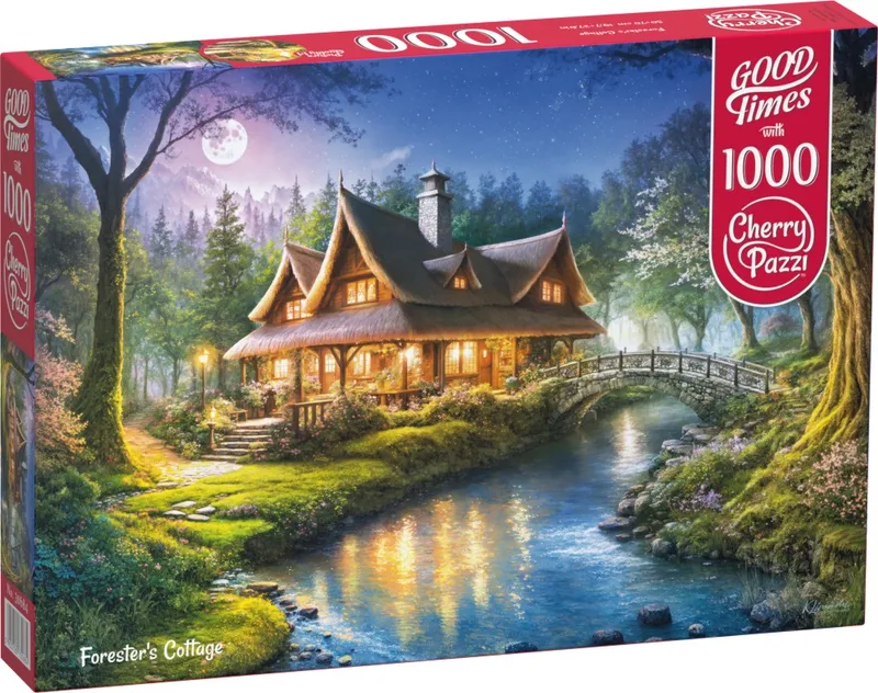 Puzzle 1000 elementów CherryPazzi Forester's Cottage