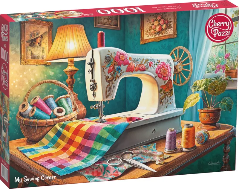 Puzzle 1000 el. My Sewing Corner CherryPazzi