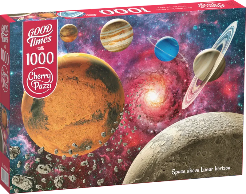 Puzzle 1000 elementów Cherry Pazzi Space Above Lunar Horizon Księżyc