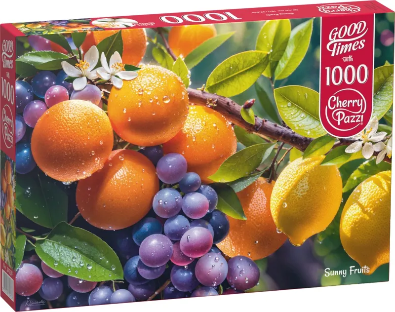 Puzzle 1000 elementów Cherry Pazzi Sunny Fruits