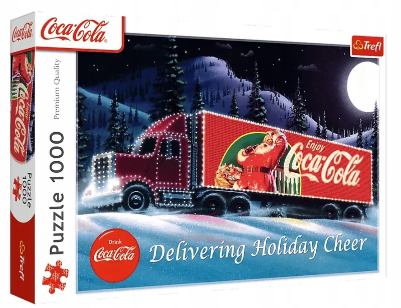 Puzzle 1000 Coca-Cola Świąteczna Ciężarówka