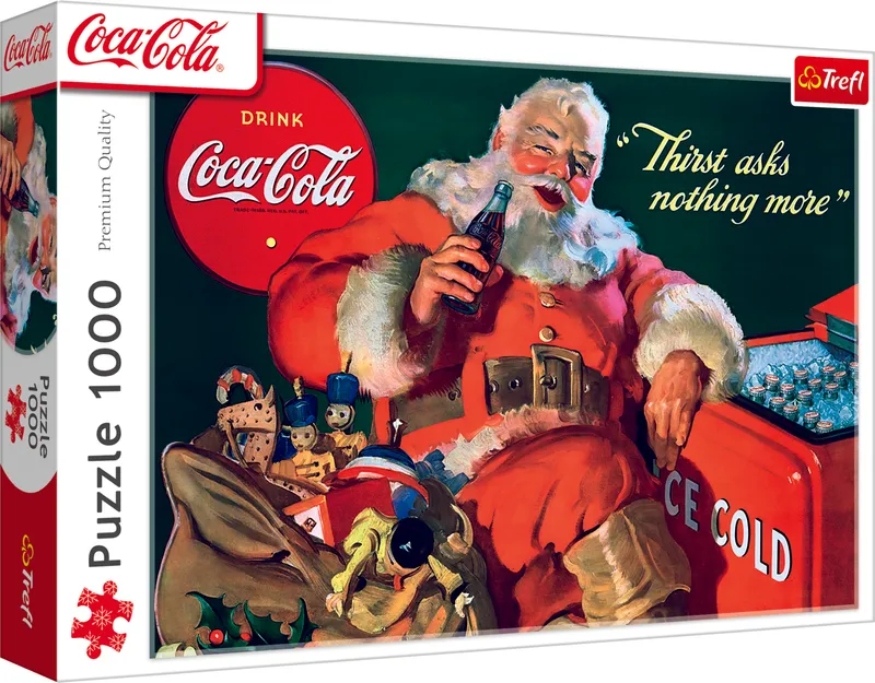 Puzzle 1000 elementów Coca-Cola Święty Mikołaj
