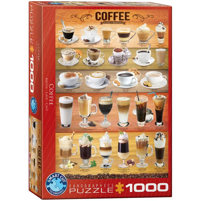 Puzzle 1000 elementów Coffee