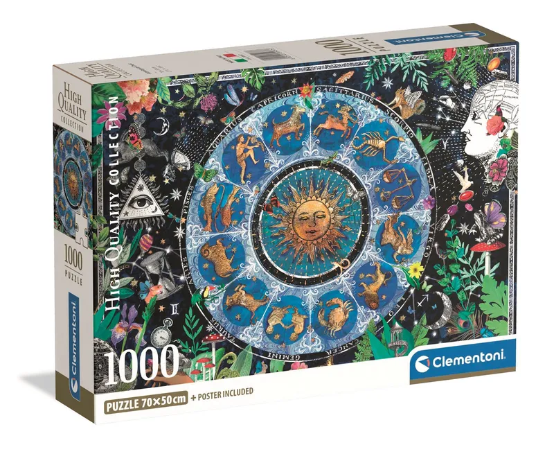 Puzzle 1000 elementów Clementoni Compact Astrological Chart