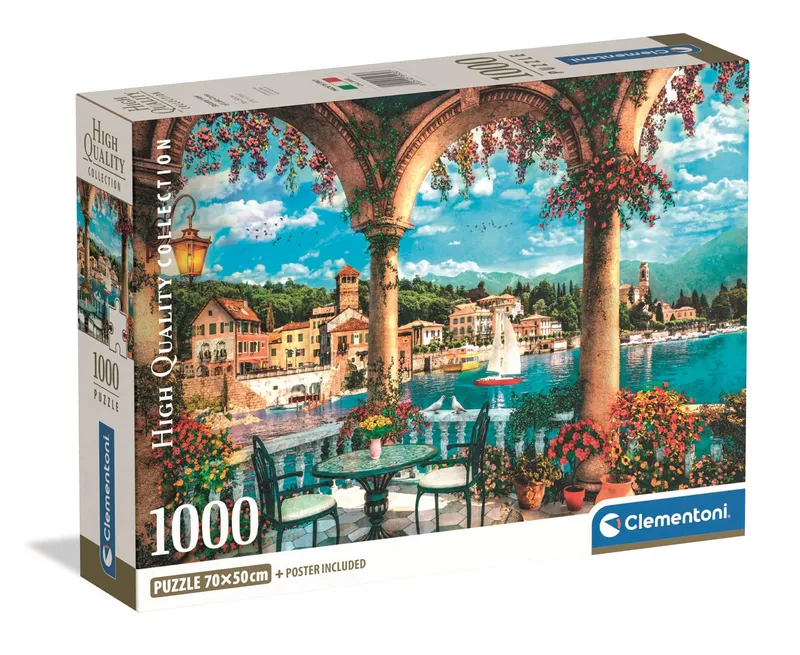 Puzzle 1000 Balcony View of Lake Como