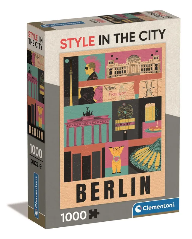 Puzzle 1000 Compact Berlin Clementoni 39845