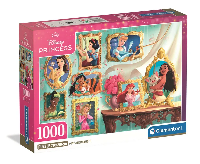 Puzzle 1000 elementów Compact Disney Princess