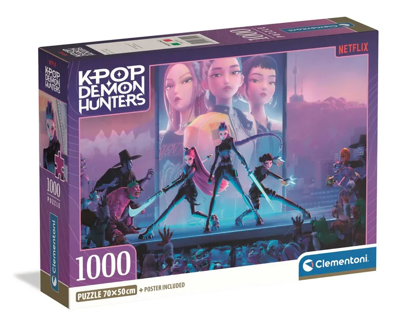 Puzzle 1000 elementów Compact K-Pop Demon Hunters