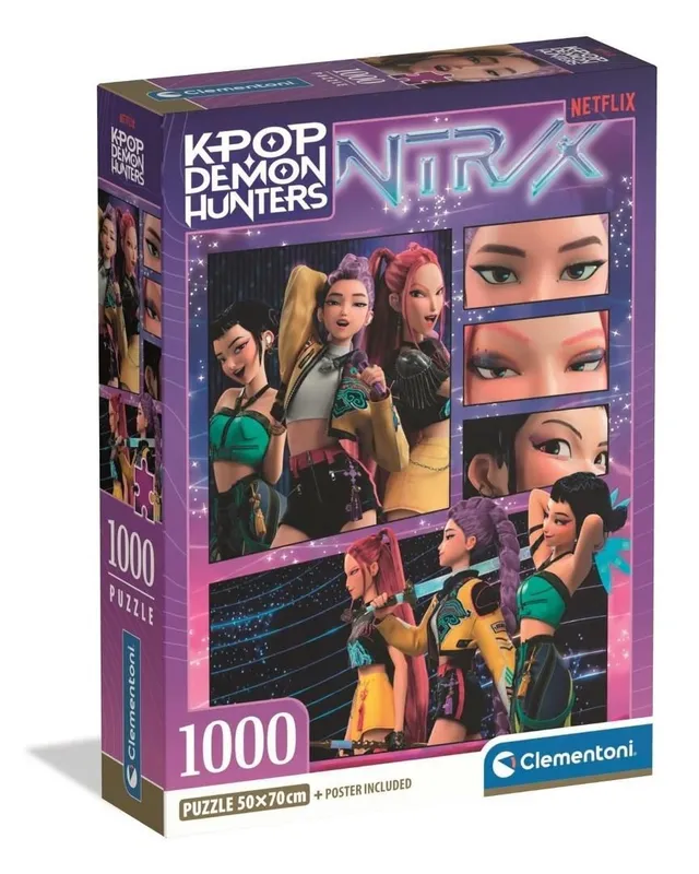 Puzzle 1000 elementów Clementoni Compact K-Pop Demon Hunters