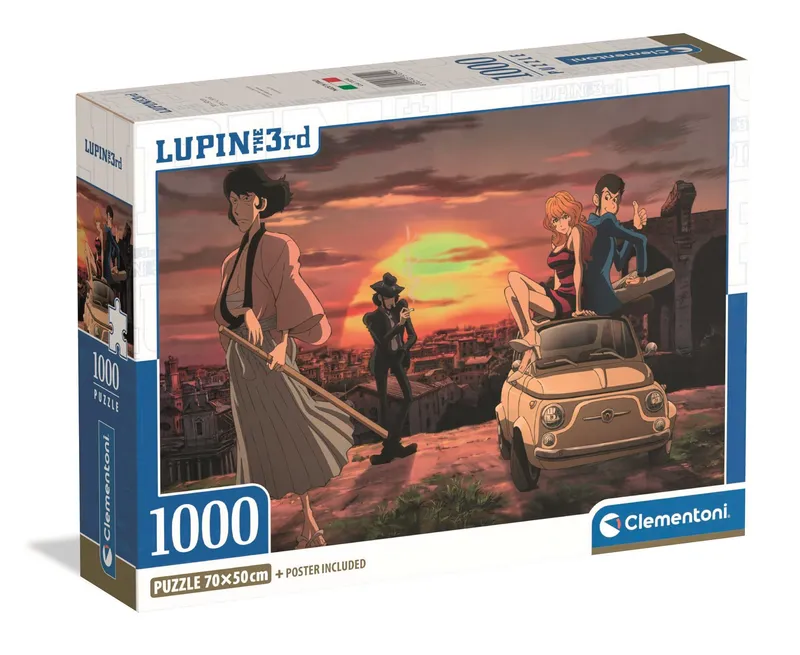 Puzzle 1000 elementów Clementoni Compact Lupin III