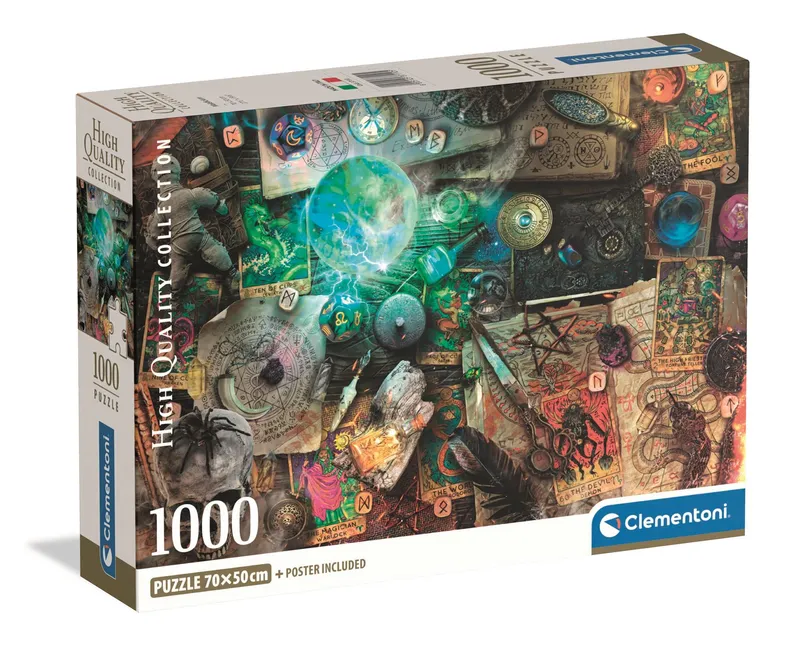 Puzzle 1000 el. Maleficium, Clementoni Compact