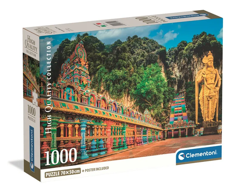 Puzzle 1000 el. Batu Caves, Clementoni Compact