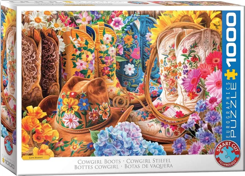 Puzzle 1000 elementów Kowbojki Eurographics