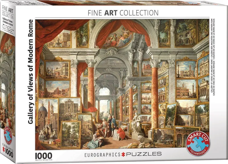 Puzzle 1000 elementów Widoki Współczesnego Rzymu Eurographics