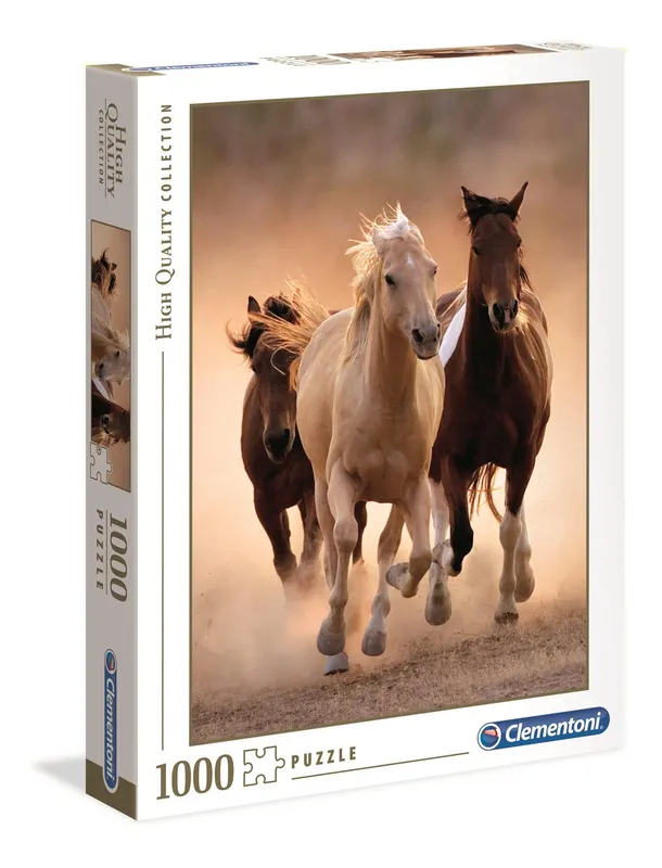 Puzzle 1000 HQ Konie w galopie