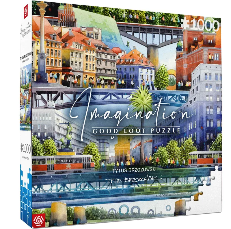 Puzzle 1000 Imagination Tytus Brzozowski Warszawskie Mosty