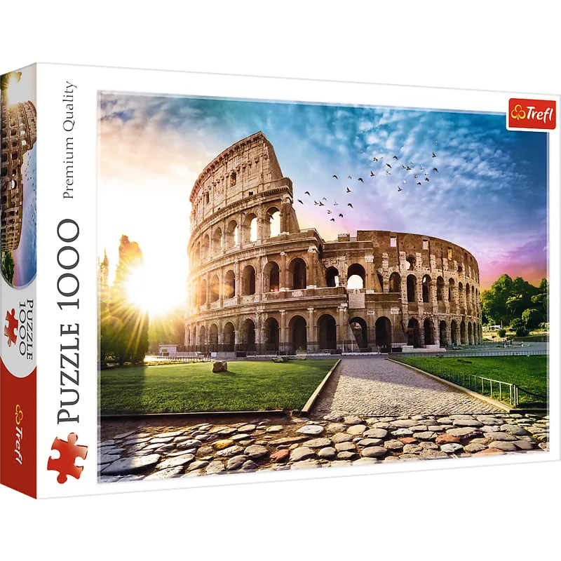 Puzzle 1000 Koloseum w Promieniach Słońca Trefl