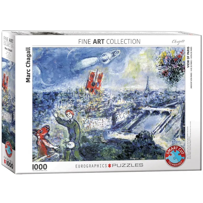Puzzle 1000 Le Bouquet de Paris by Chagall