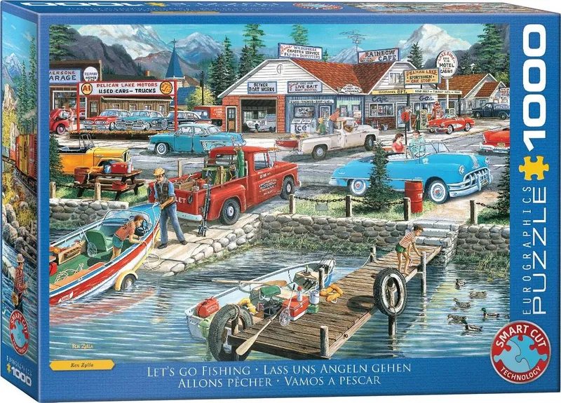Puzzle 1000 elementów Let's Go Fishing Eurographics