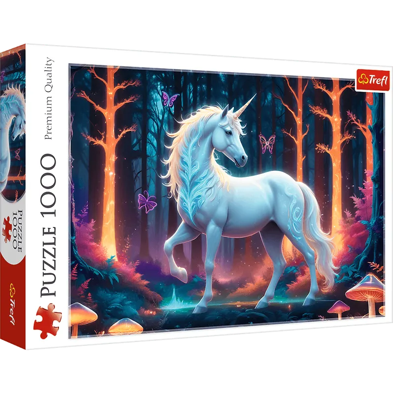 Puzzle 1000 Mistyczny Jednorożec Trefl