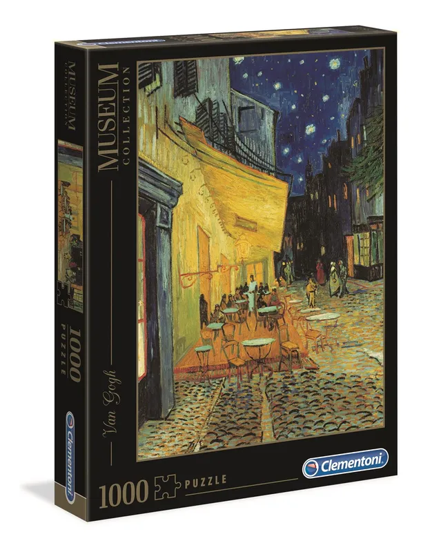 Puzzle 1000 Museum Van Gogh Taras kawiarni w nocy