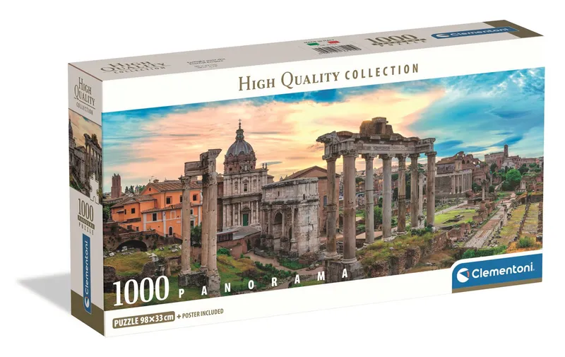 Puzzle 1000 el. Twilight Over The Eternal Empire, Clementoni Panorama