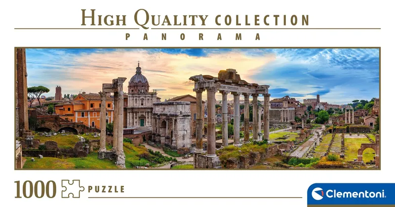 Puzzle 1000 el. Twilight Over The Eternal Empire, Clementoni Panorama HQ