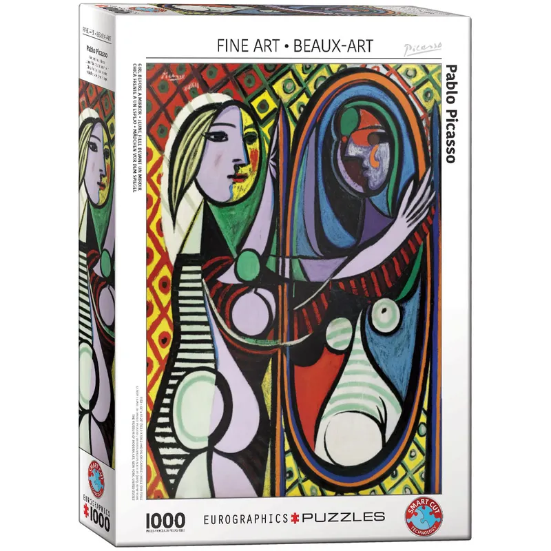 Puzzle 1000 Picasso-Girl inFront of Mirror