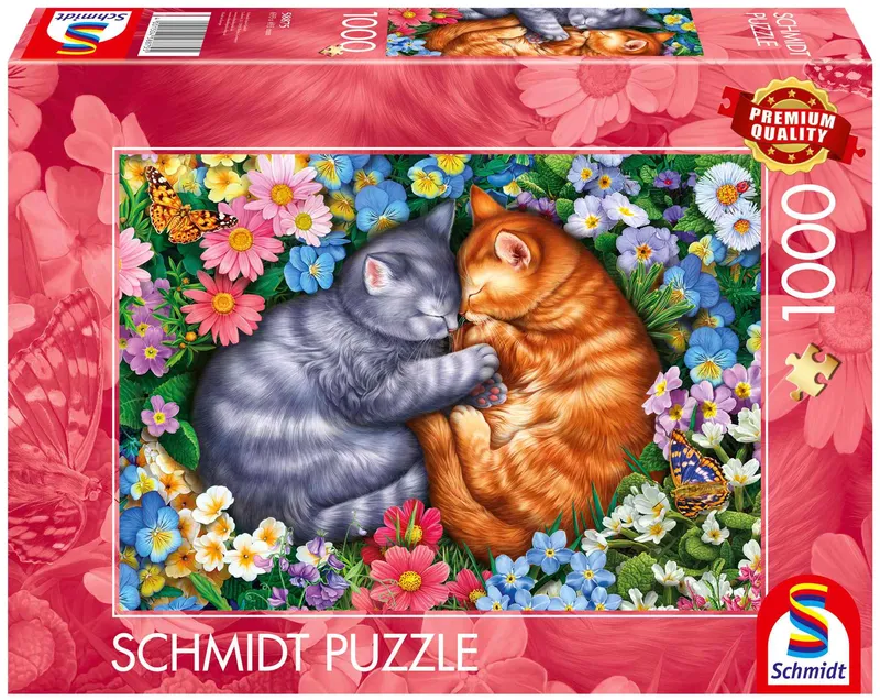Puzzle 1000 PQ Aksamitne Łapki