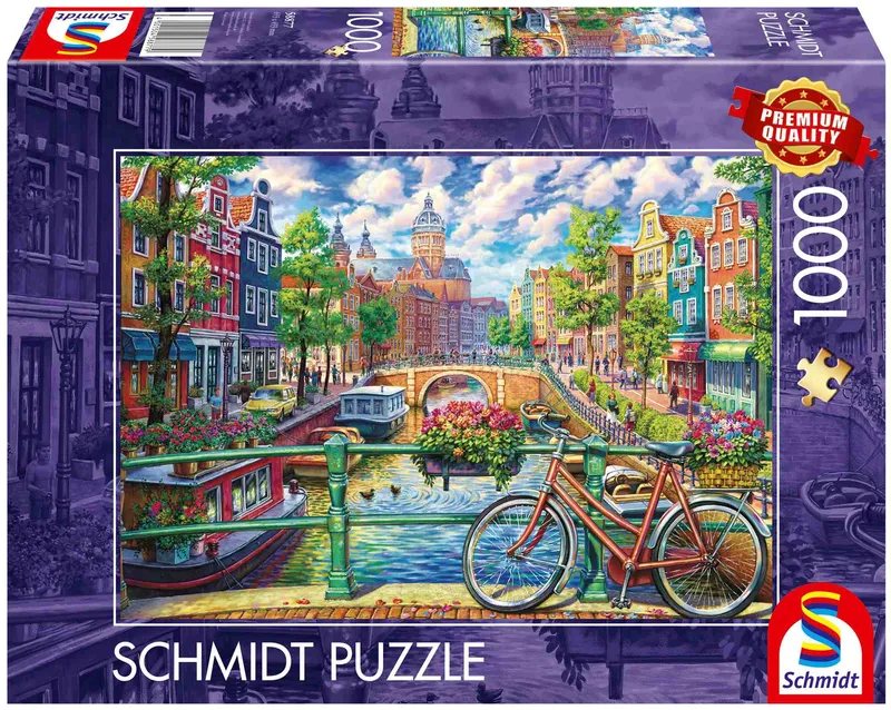 Puzzle 1000 PQ Kanał Amsterdamski