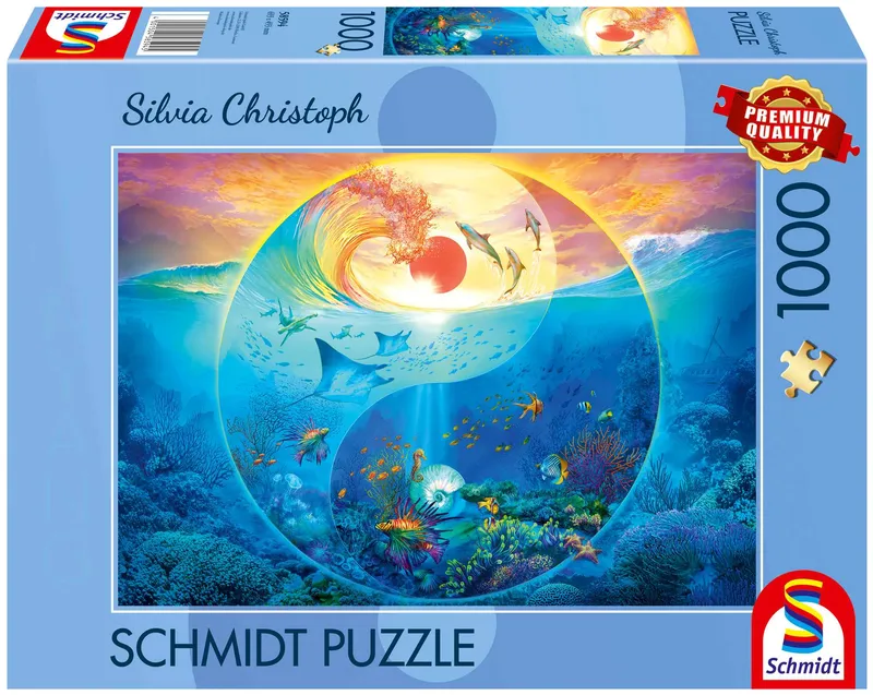 Puzzle 1000 PQ Silvia Christoph W Krainie Morskich Zwierząt