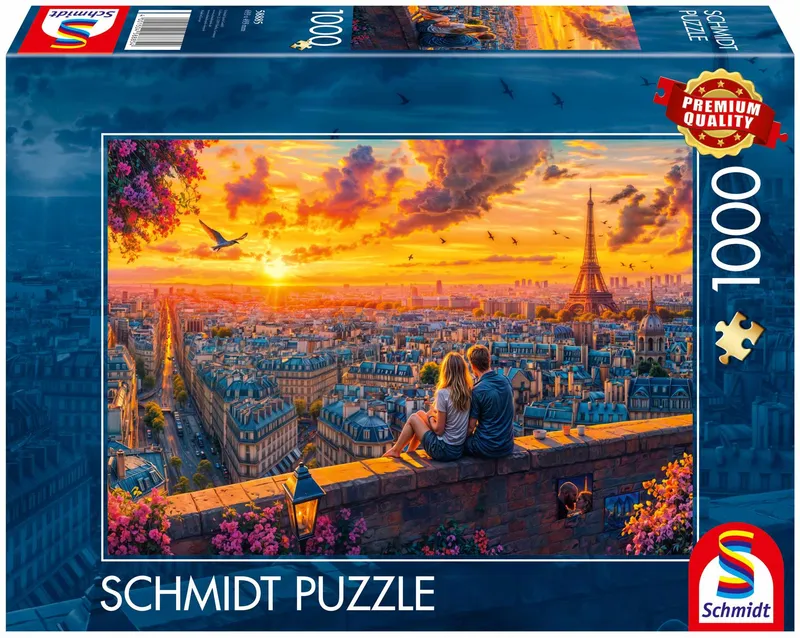 Puzzle 1000 PQ Szepty z Dachu Paryża