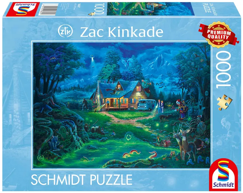 Puzzle 1000 PQ Zac Kinkade Nawiedzony Dom