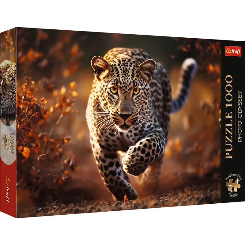 Puzzle 1000 Premium Plus Dziki Leopard