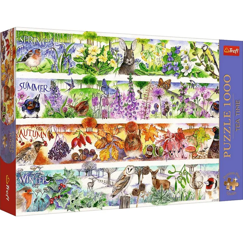 Puzzle 1000 Premium Plus Tea Time Cztery pory roku