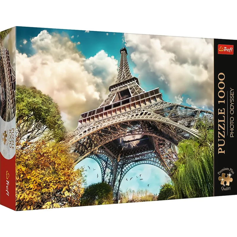 Puzzle 1000 elementów Trefl Premium Plus Wieża Eiffla