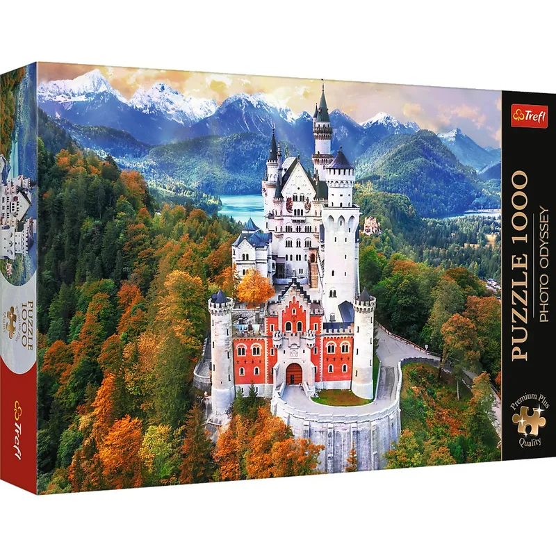Puzzle 1000 elementów Trefl Premium Plus Zamek Neuschwanstein