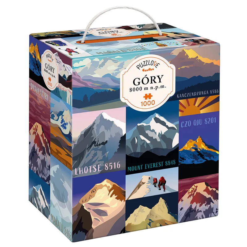 Puzzle 1000 el. Puzzlove Góry 8000 m n.p.m. CzuCzu