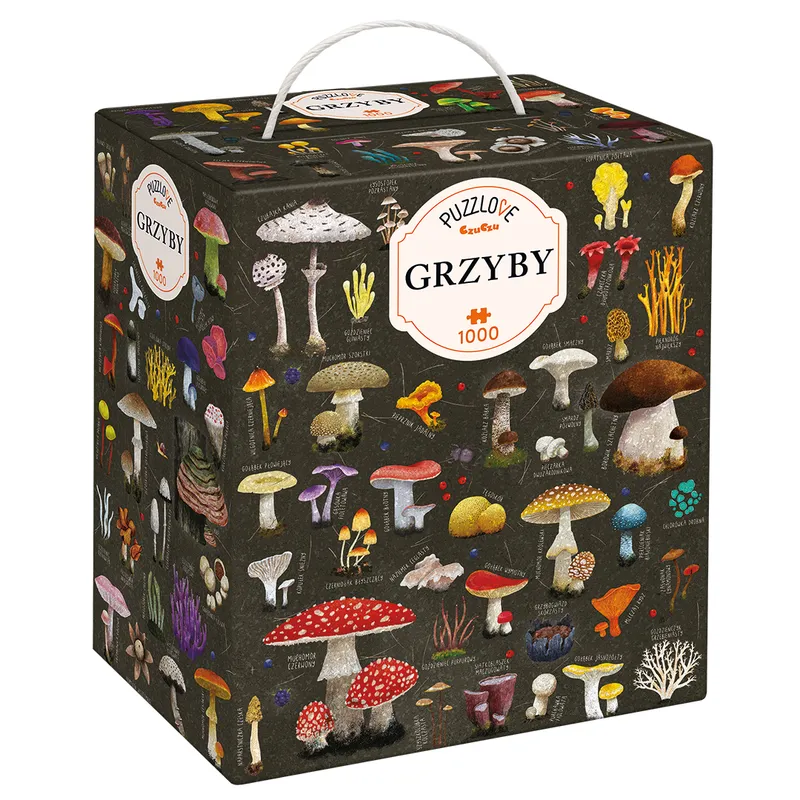 Puzzle 1000 elementów Puzzlove Grzyby CzuCzu