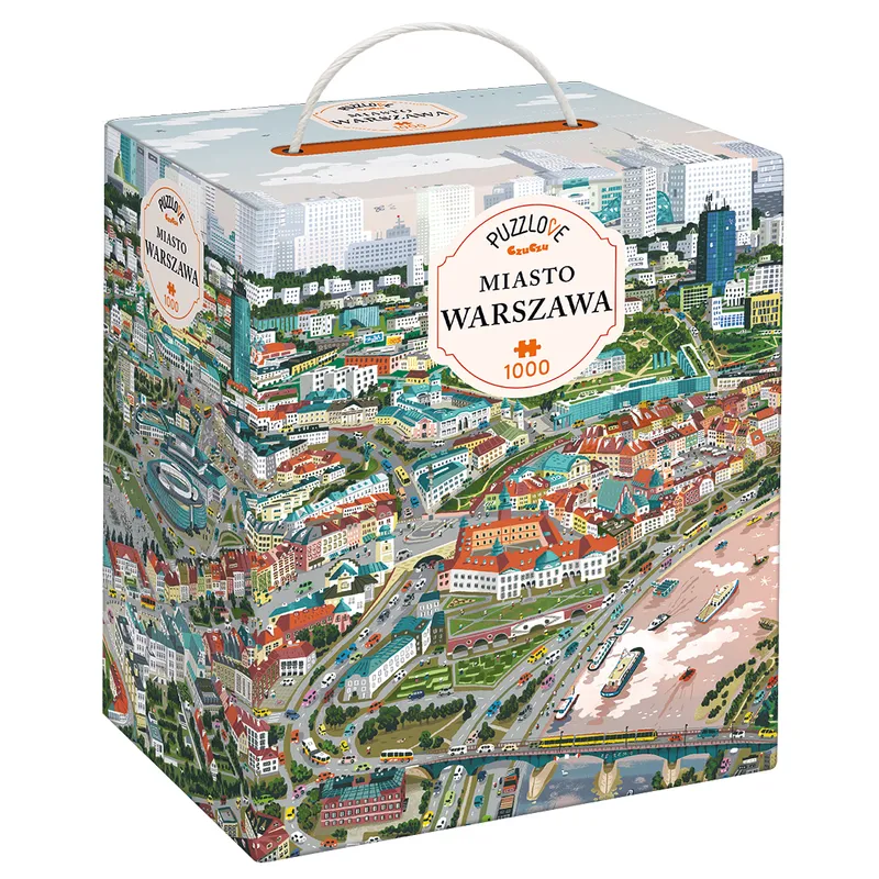 Puzzle 1000 elementów Miasto Warszawa PuzzLove CzuCzu